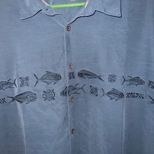 Quicksilver Waterman collection Fish embroidered 2XL